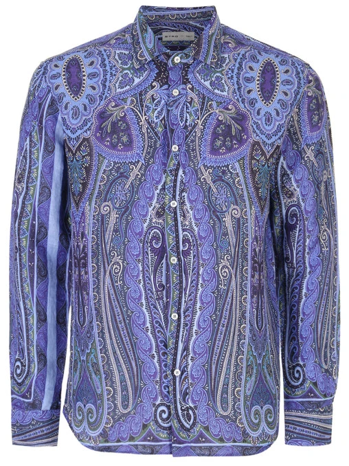 Рубашка Slim Fit льняная ETRO