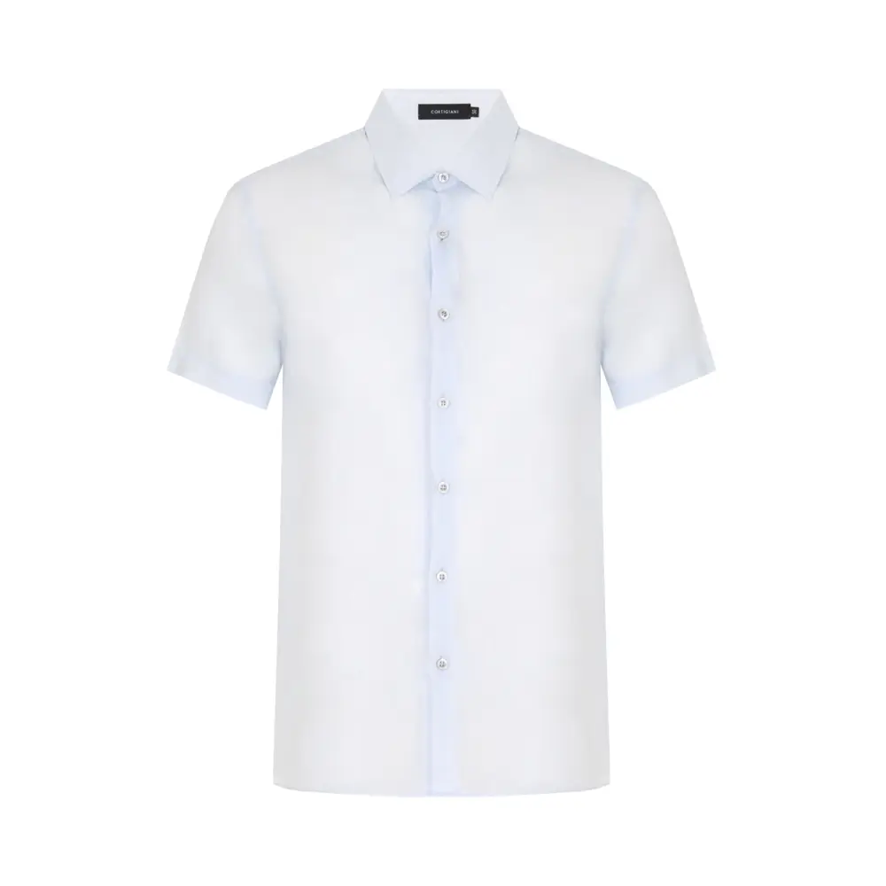 Рубашка Slim Fit из рами