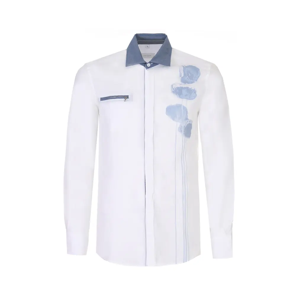Рубашка Slim Fit льняная
