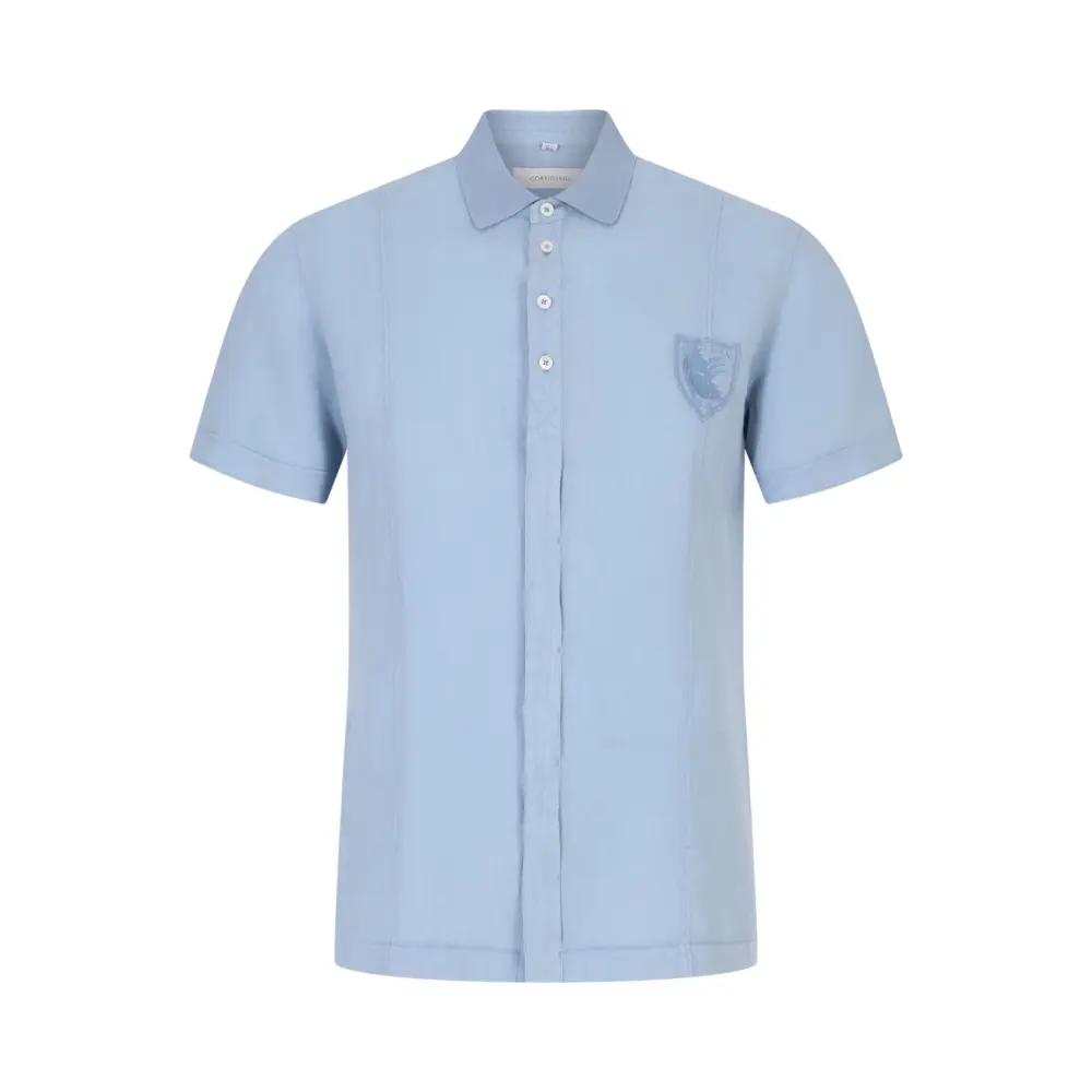 Рубашка Slim Fit льняная
