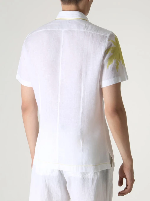 Рубашка Slim Fit льняная CORTIGIANI