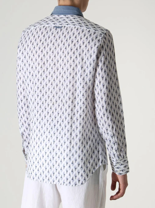 Рубашка Regular Fit льняная CORTIGIANI