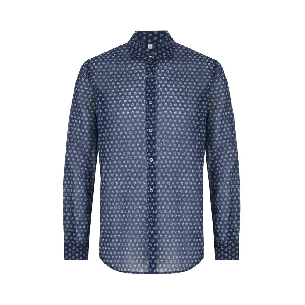 Рубашка Slim Fit хлопковая