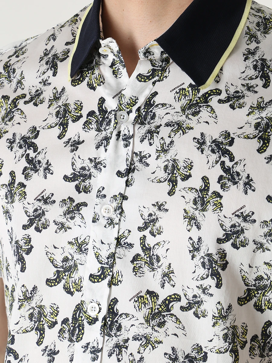 Рубашка Slim Fit хлопковая