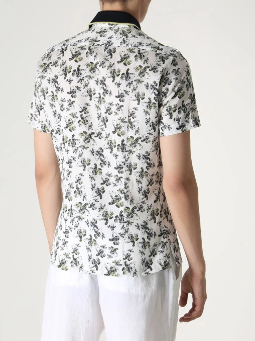 Рубашка Slim Fit хлопковая CORTIGIANI