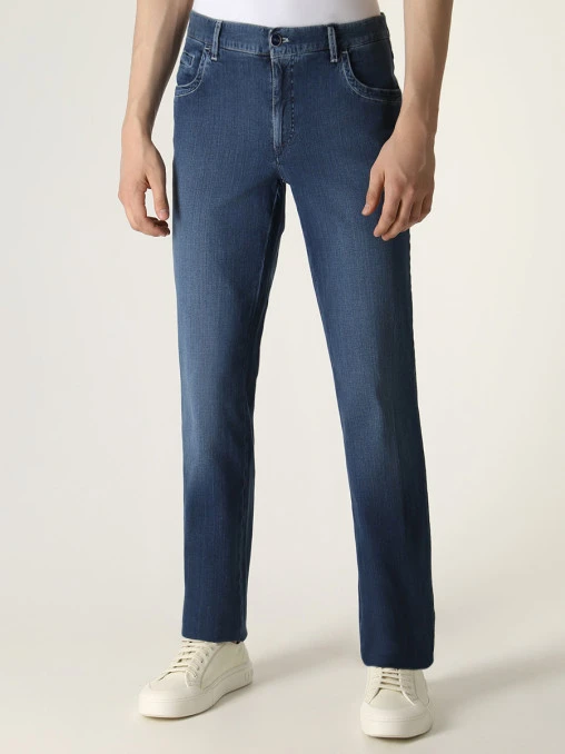 Джинсы Regular Fit хлопковые ZILLI