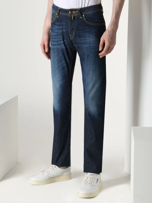 Джинсы Regular Fit хлопковые JACOB COHEN