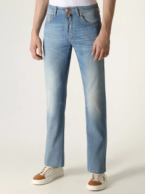 Джинсы Regular Fit хлопковые JACOB COHEN
