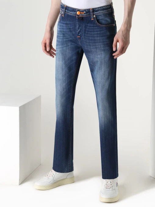 Джинсы Regular Fit хлопковые JACOB COHEN