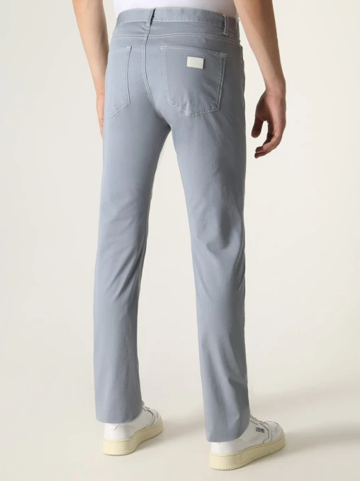 Джинсы Slim Fit хлопковые MOSCHINO