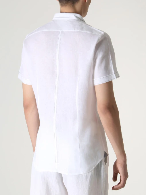 Рубашка Slim Fit льняная CORTIGIANI