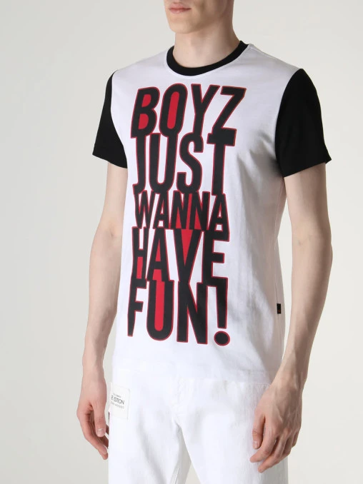 Футболка хлопковая MOSCHINO