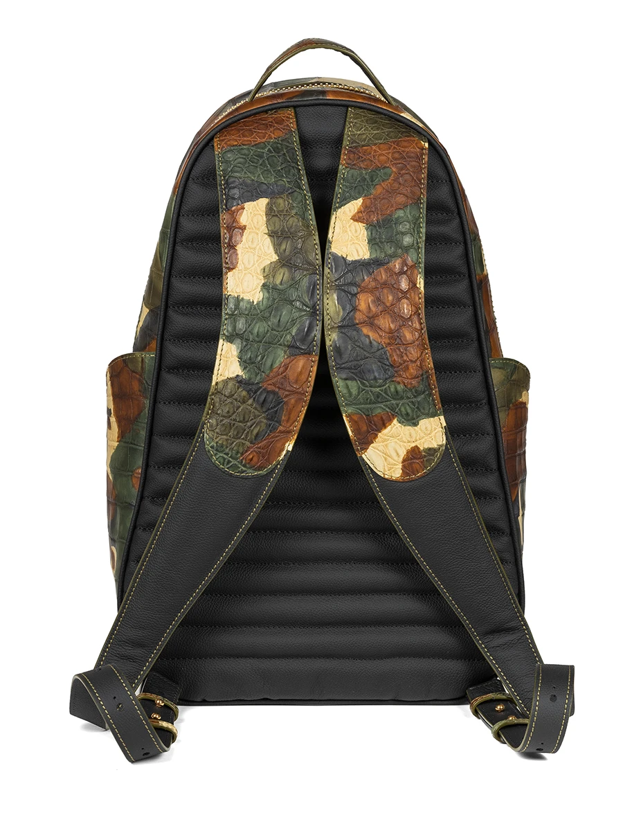 Рюкзак из кожи крокодила