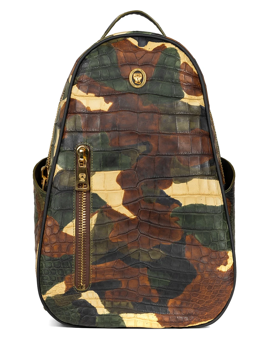 Рюкзак из кожи крокодила