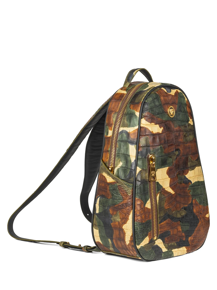 Рюкзак из кожи крокодила