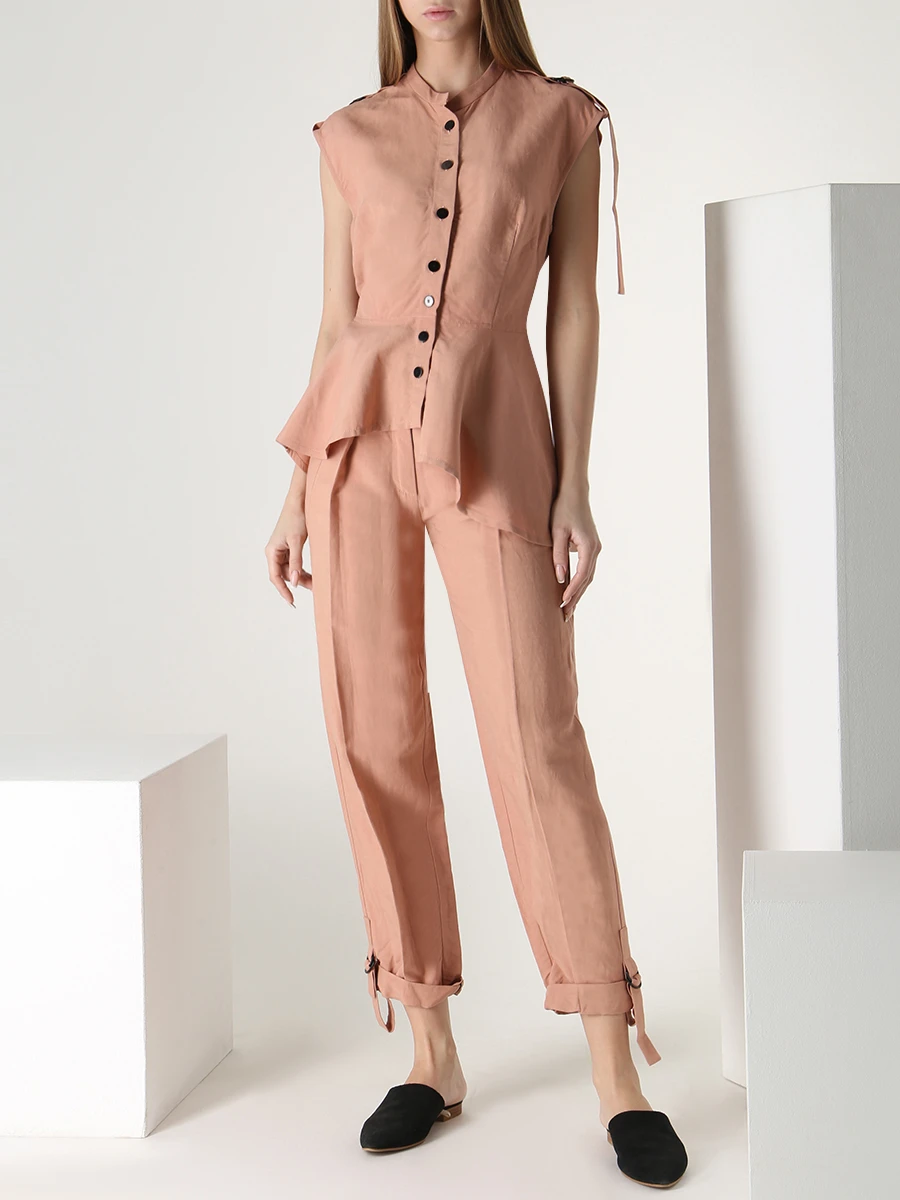 Костюм из вискозы и льна