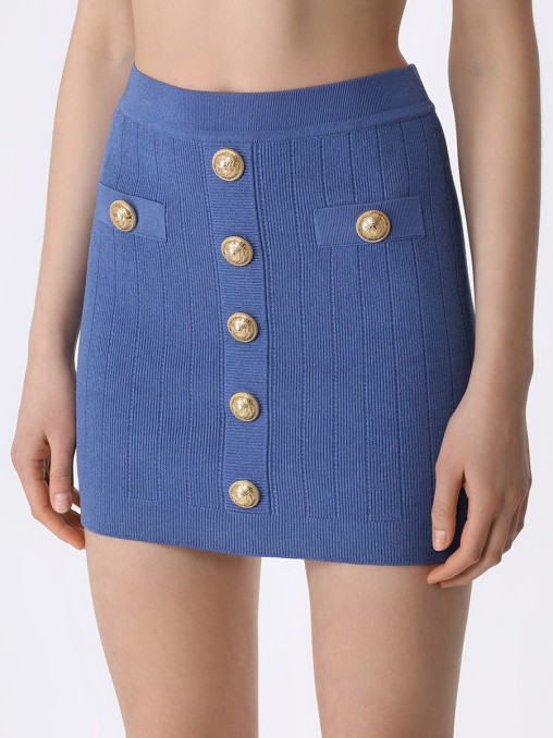 Юбка из вискозы BALMAIN