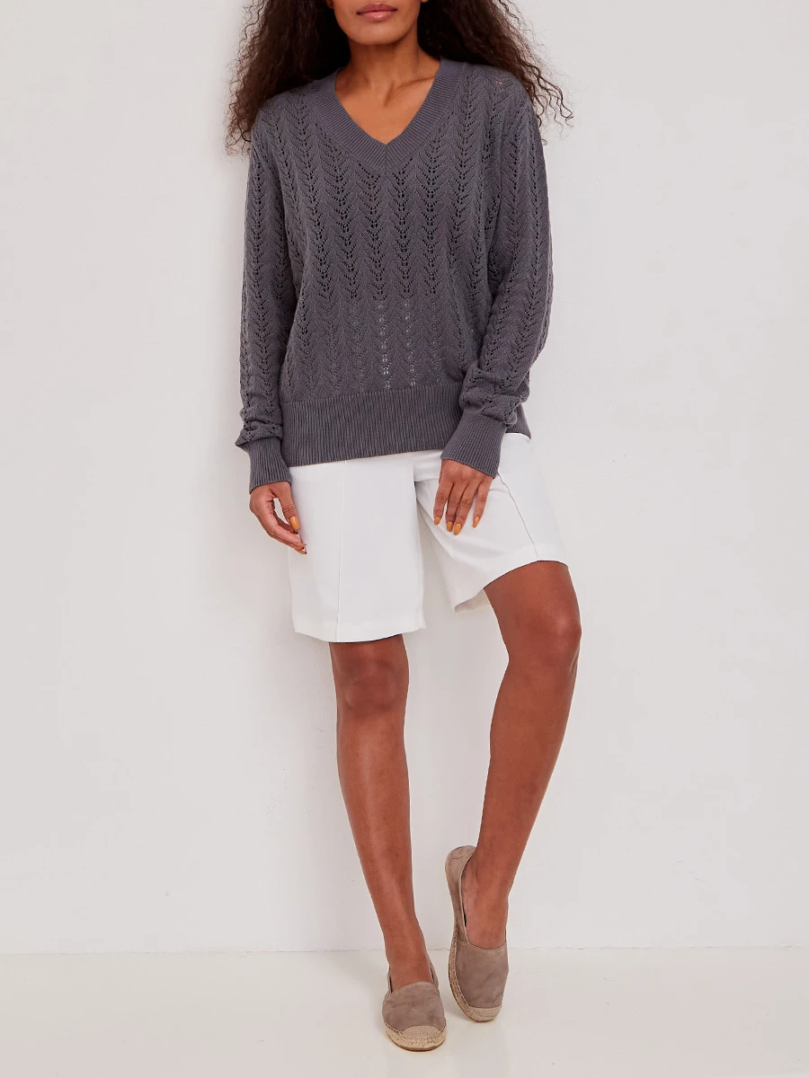 Пуловер хлопковый