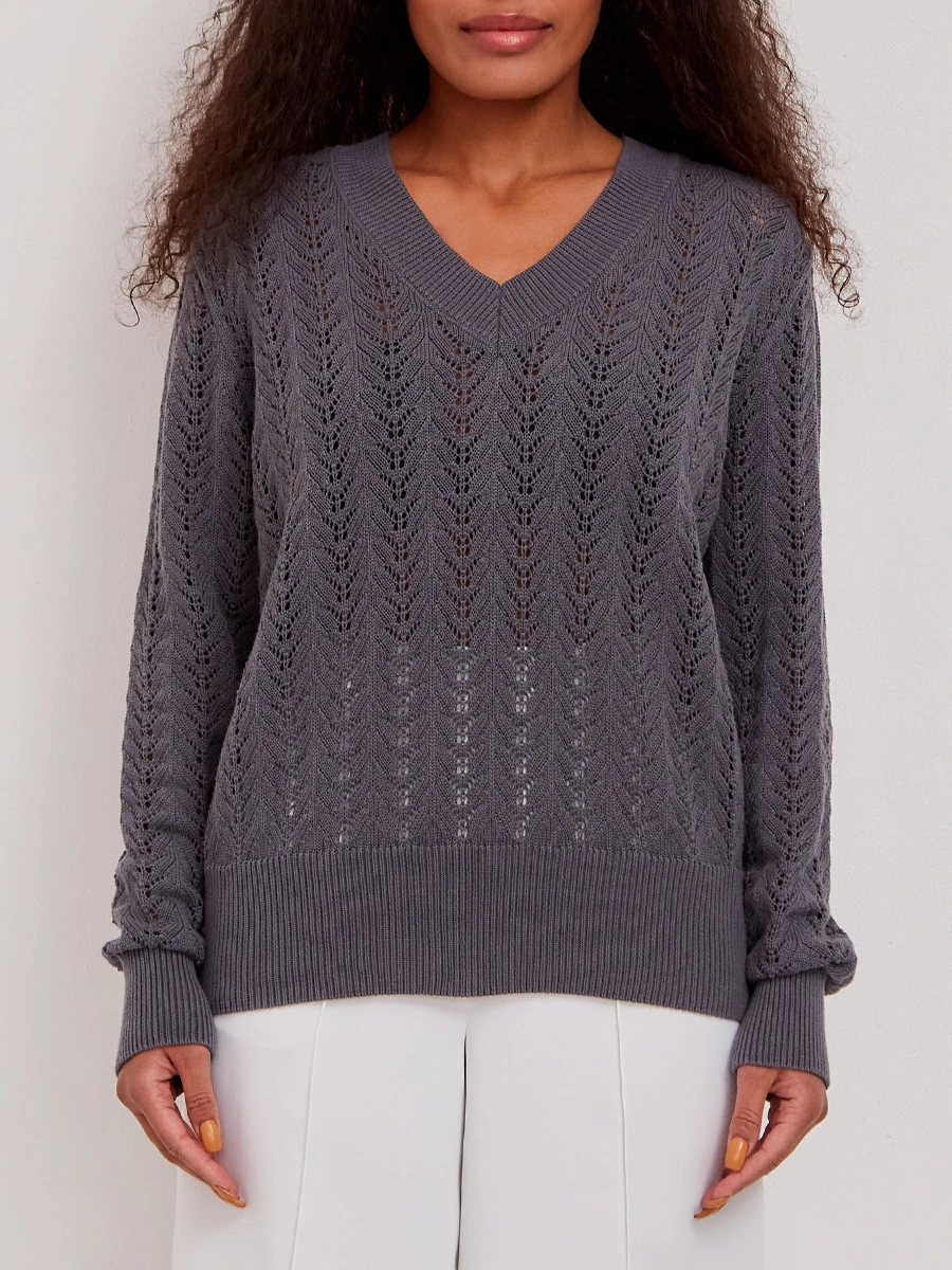 Пуловер хлопковый