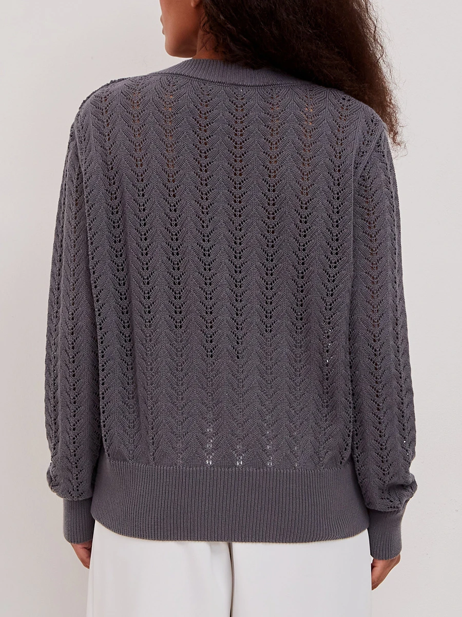 Пуловер хлопковый