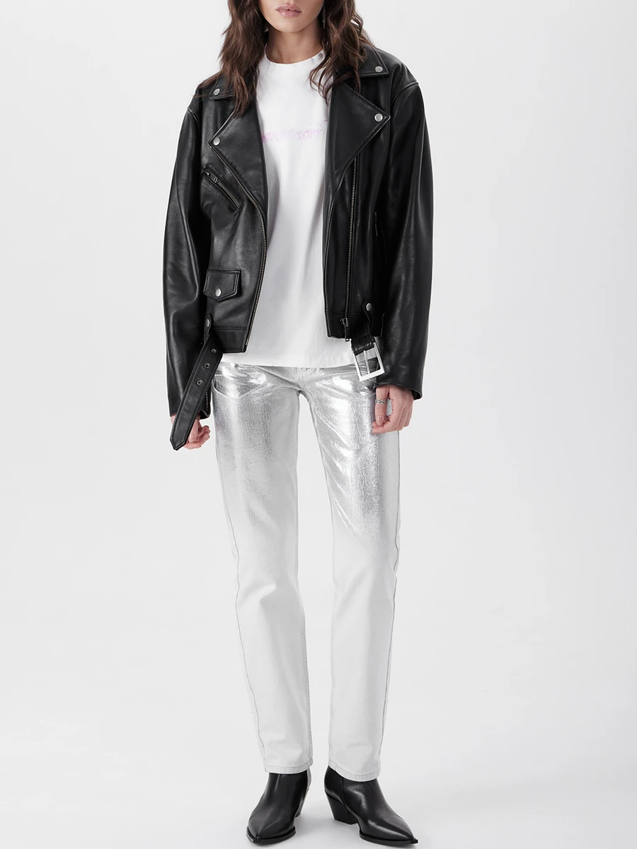 Куртка кожаная