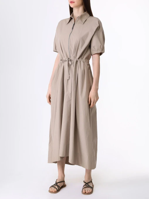 Платье однотонное BRUNELLO CUCINELLI