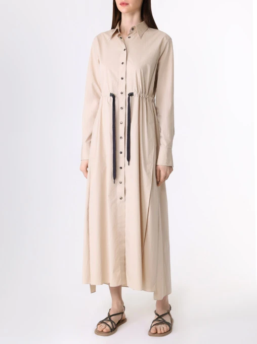 Платье хлопковое BRUNELLO CUCINELLI