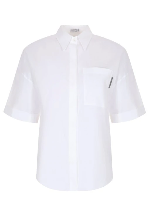 Рубашка хлопковая BRUNELLO CUCINELLI