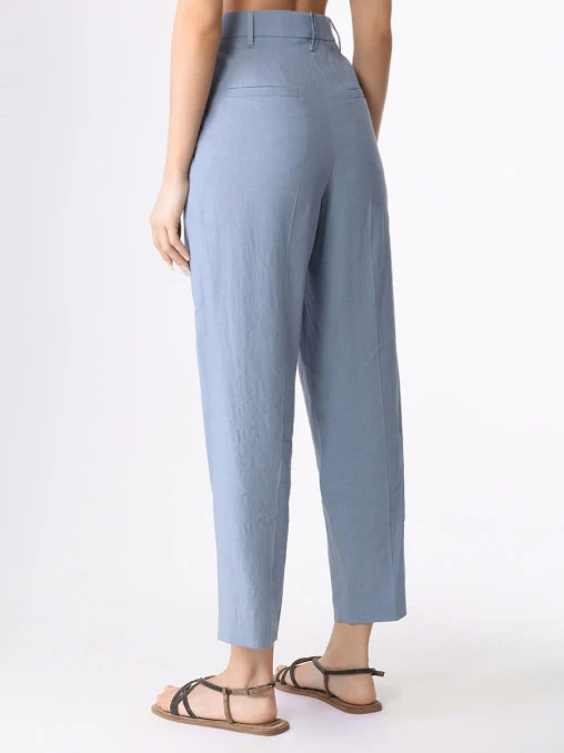 Брюки льняные BRUNELLO CUCINELLI