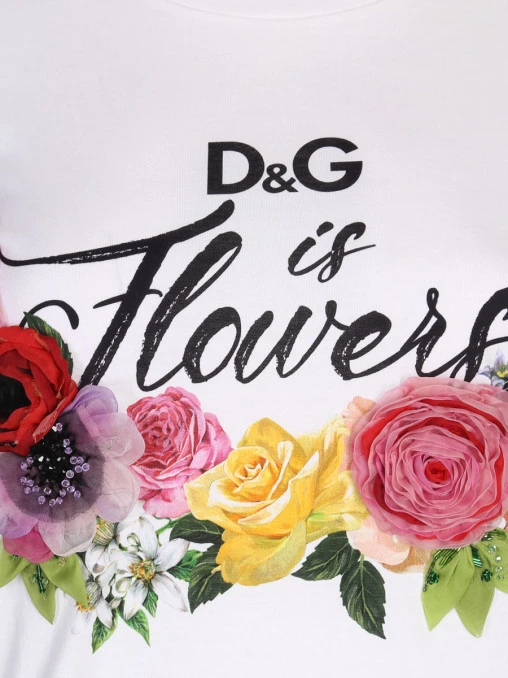 Футболка хлопковая DOLCE & GABBANA