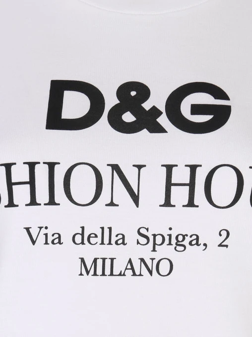 Футболка хлопковая DOLCE & GABBANA