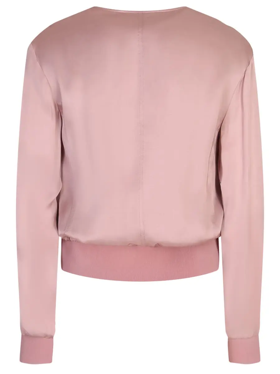 Бомбер однотонный