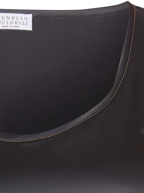 Топ шелковый BRUNELLO CUCINELLI