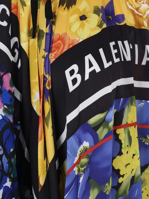 Платье асимметричное BALENCIAGA