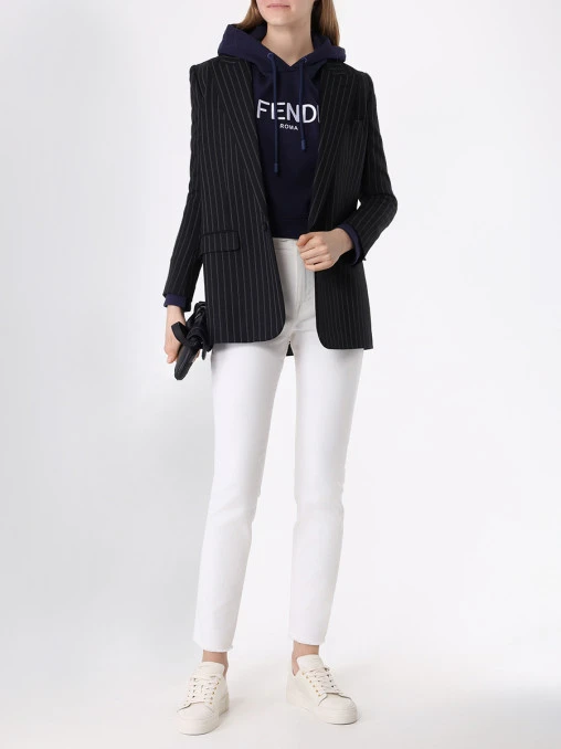 Худи хлопковое FENDI