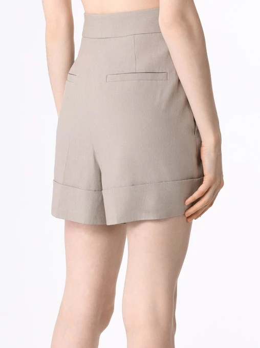 Шорты льняные BRUNELLO CUCINELLI