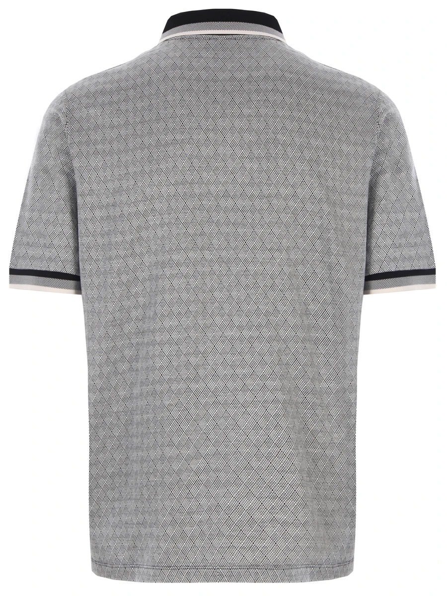 Поло из хлопка и шелка