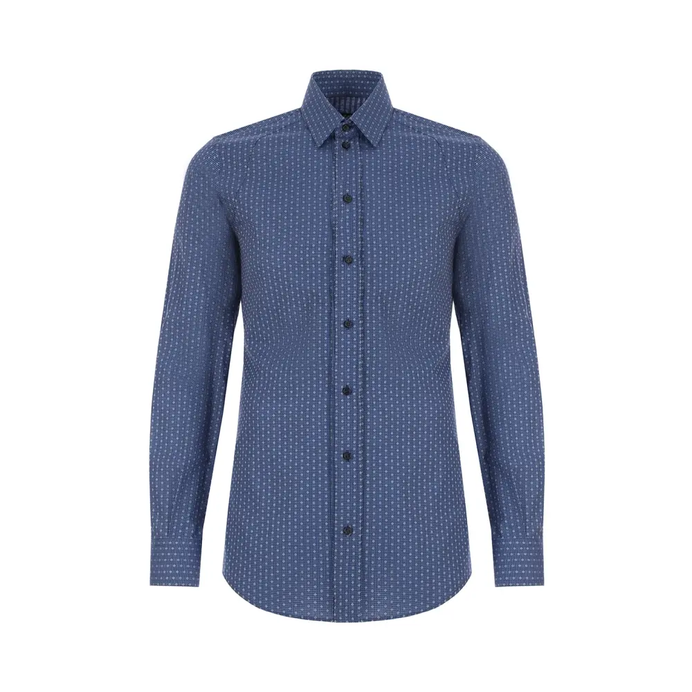 Рубашка Slim Fit хлопковая