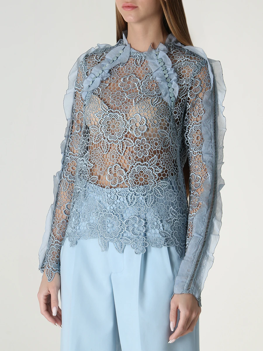 Блуза кружевная