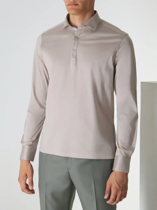 Поло Slim Fit хлопковое FRADI