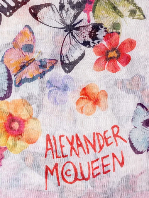 Платок с принтом ALEXANDER MCQUEEN