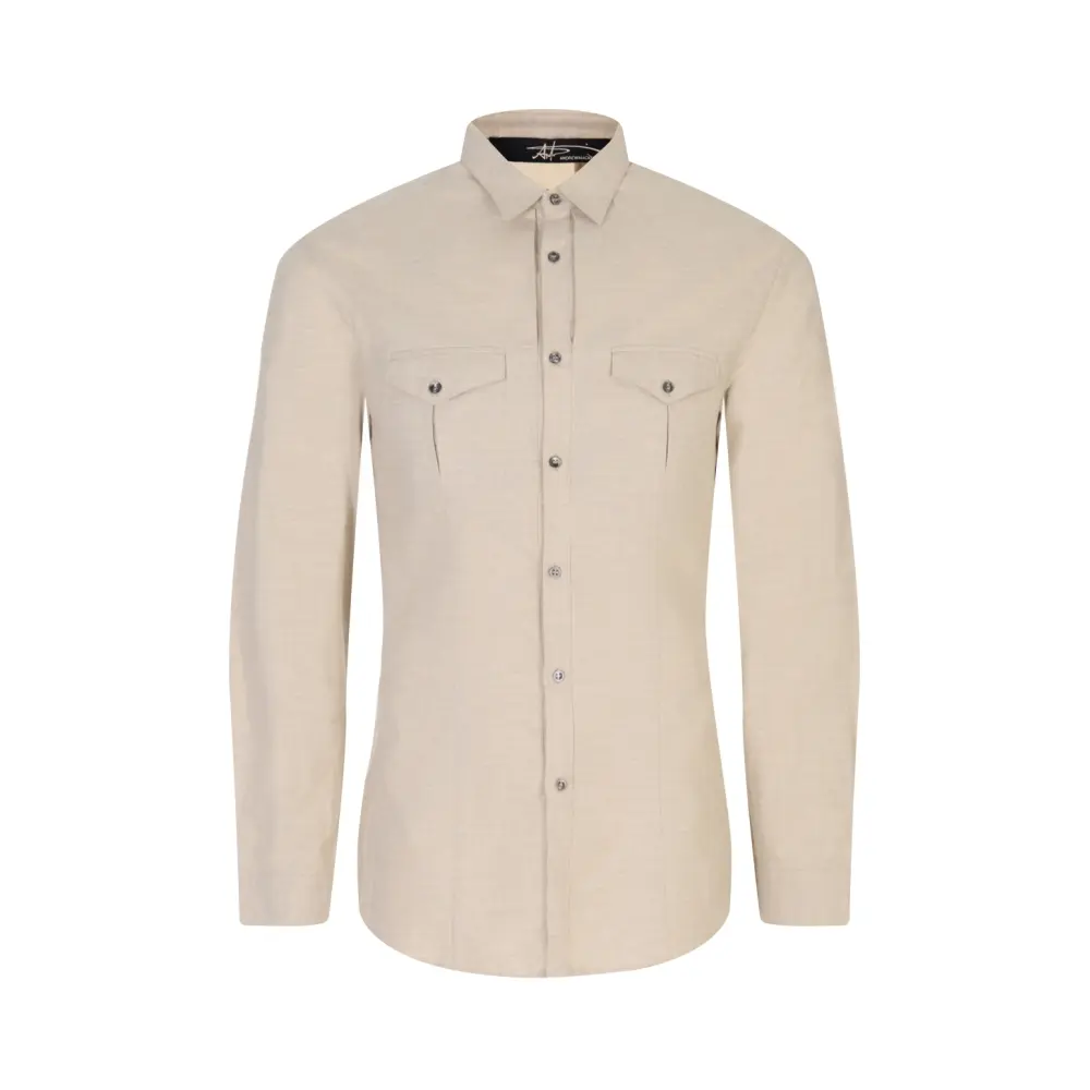 Рубашка Slim Fit хлопковая