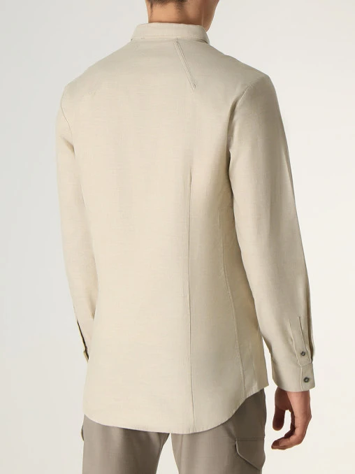 Рубашка Slim Fit хлопковая ANDREW MACKENZIE