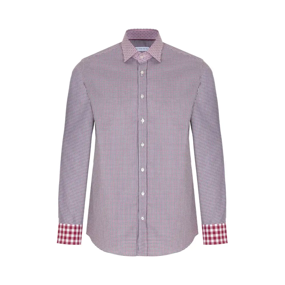 Рубашка Slim Fit хлопковая