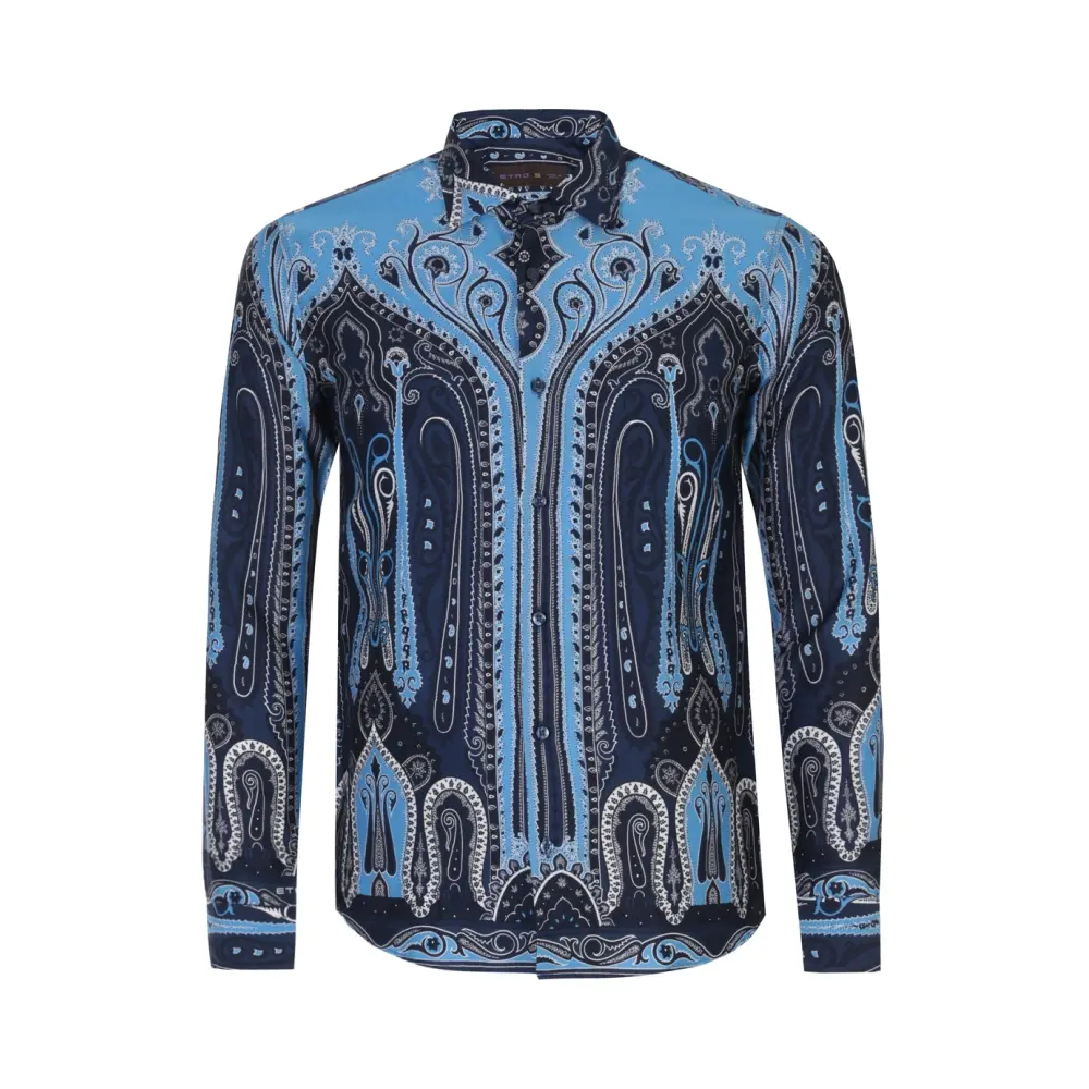 Рубашка Slim Fit хлопковая
