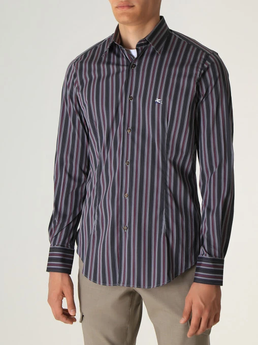 Рубашка Slim Fit хлопковая ETRO