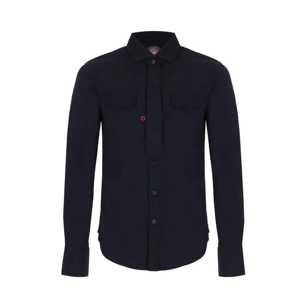Рубашка Slim Fit хлопковая