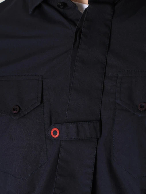 Рубашка Slim Fit хлопковая ZU ELEMENТS