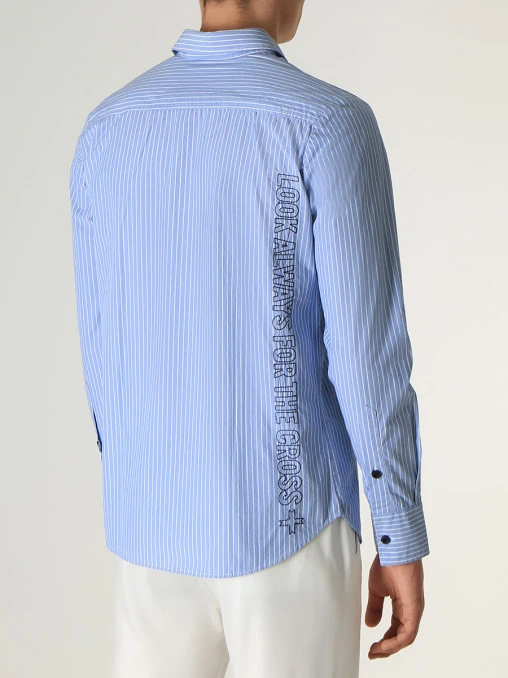 Рубашка Slim Fit хлопковая ZU ELEMENТS