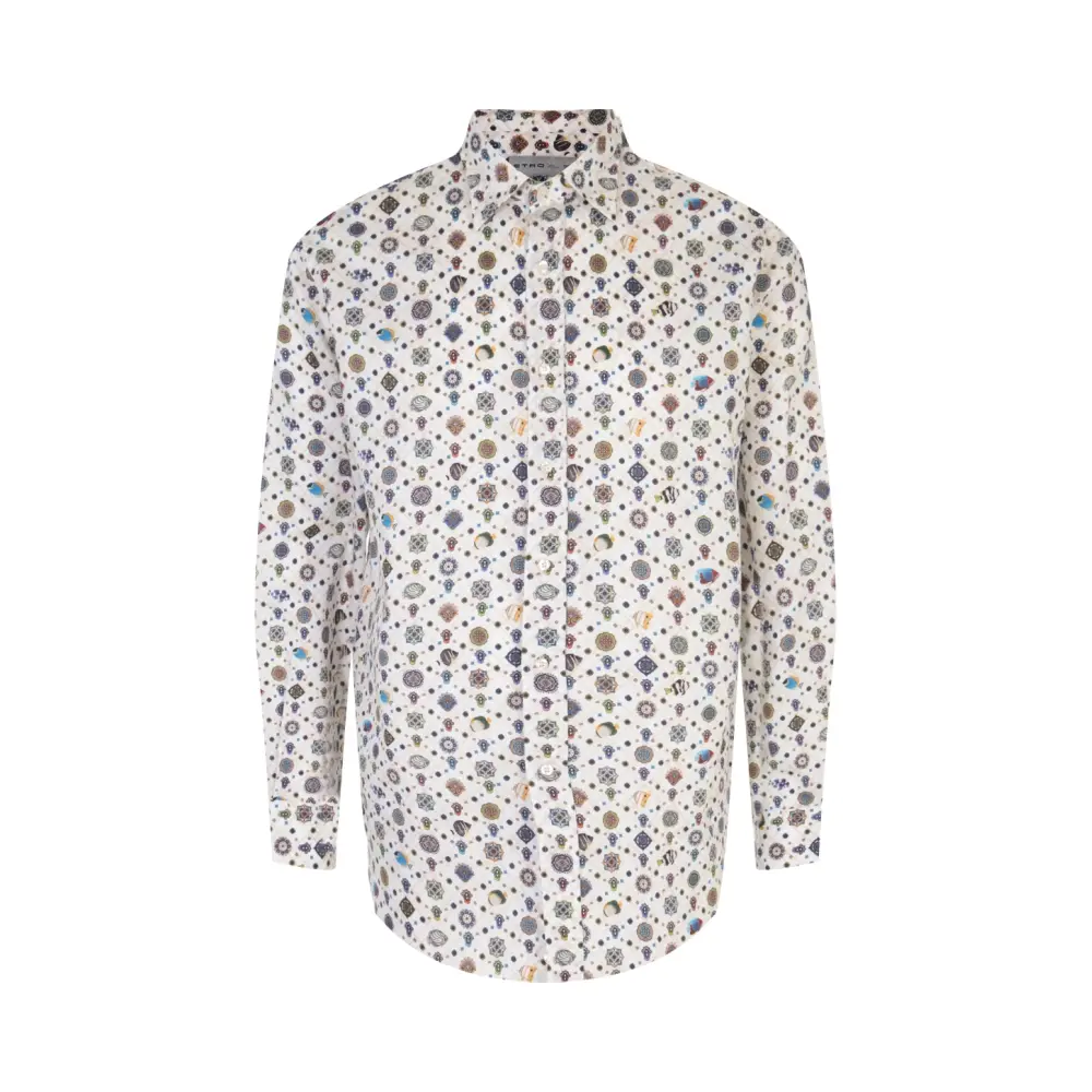 Рубашка Slim Fit хлопковая